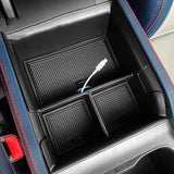 BYD Atto 3 Center Console Tray Armrest Organizer Storage Box Accessories Black
