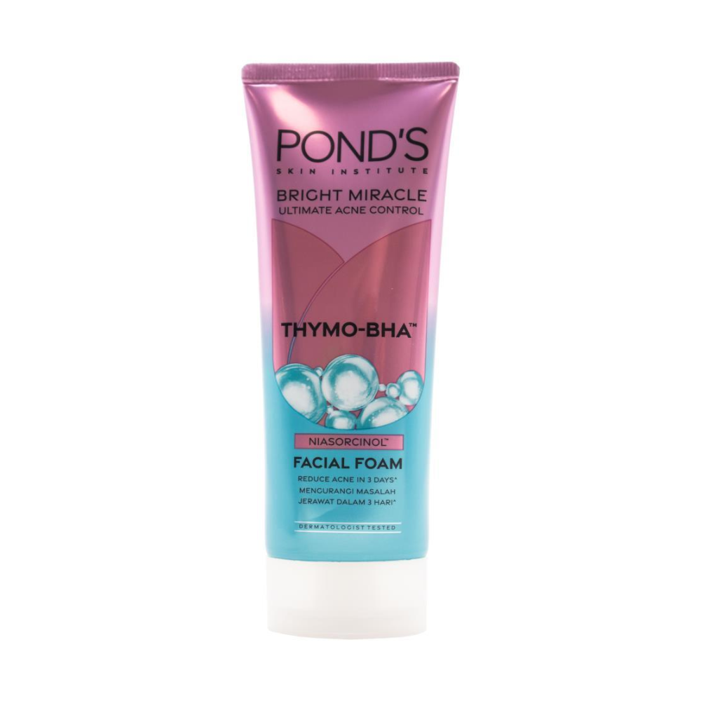 3 x Pond's Bright Miracle Ultimate Acne Control Facial Foam - 100g
