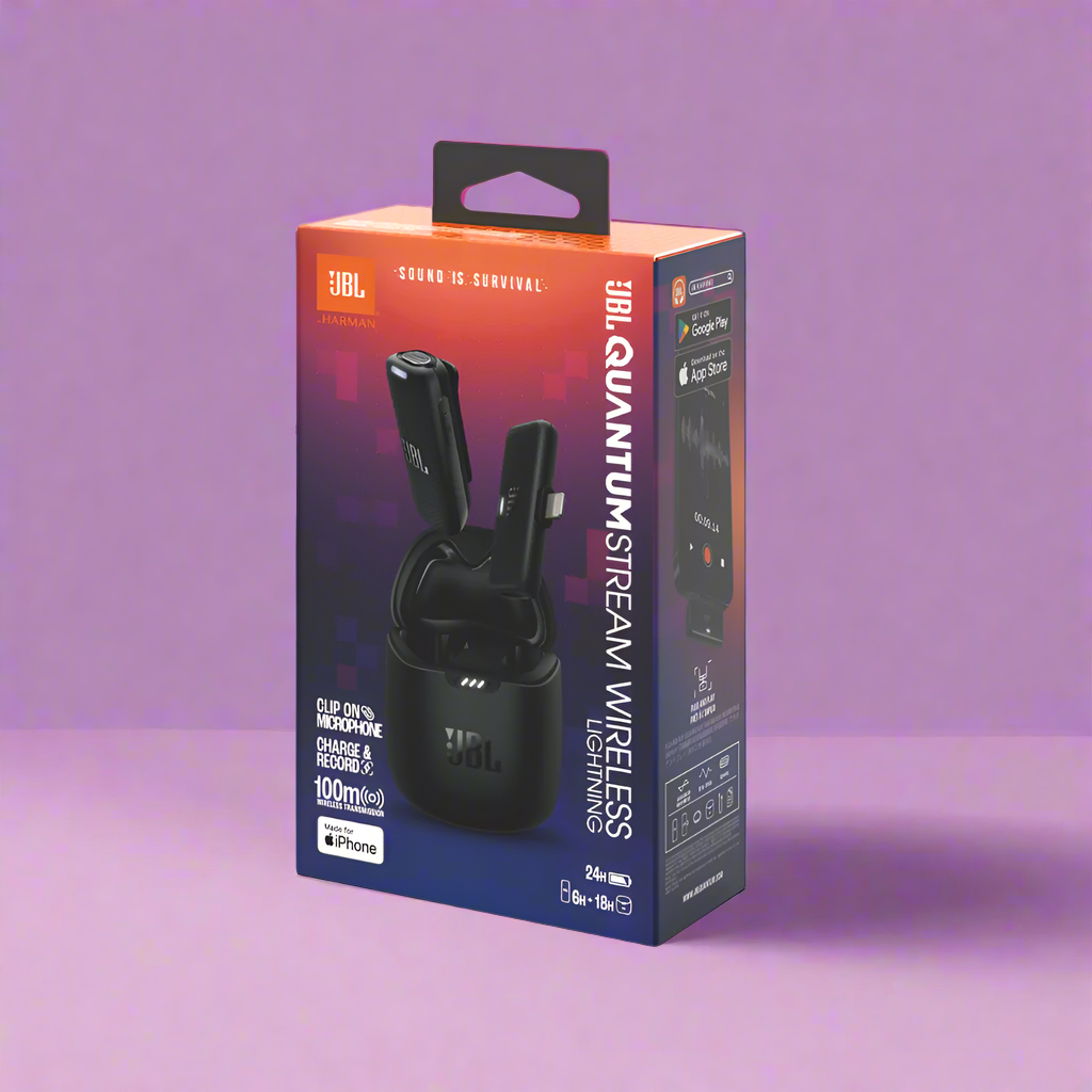 JBL Quantum Stream Wireless Lightning Microphone
