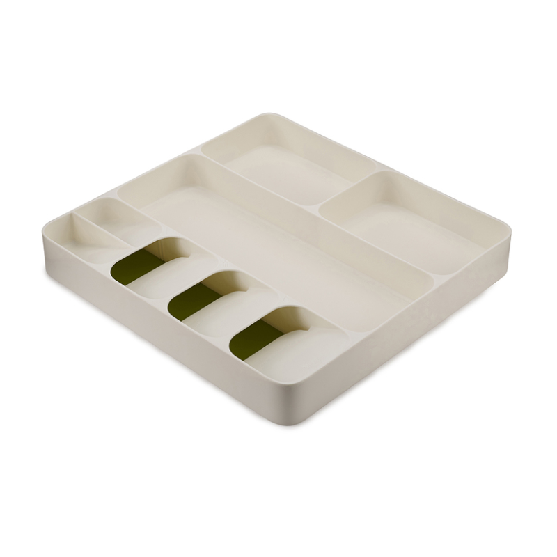 Joseph Joseph Drawer Store - Cutlery, Utensil & Gadget Organiser - White/Green
