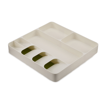 Joseph Joseph Drawer Store - Cutlery, Utensil & Gadget Organiser - White/Green