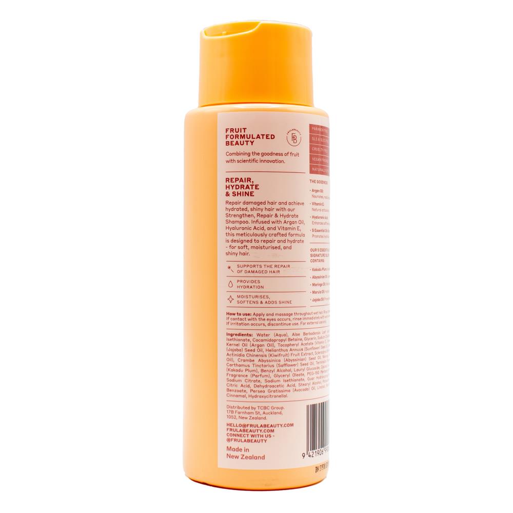 Frula Hair 400ml Shampoo Strengthen Repair & Hydrate 6 Pack