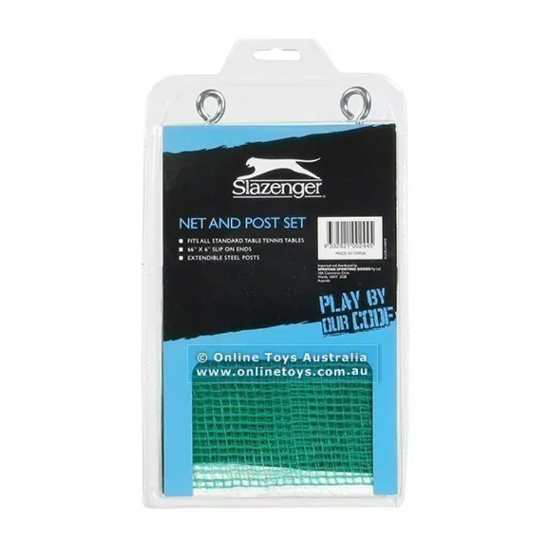 Slazenger Table Tennis Net & Post Set