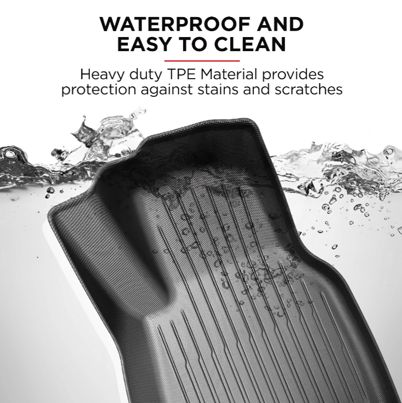 Tesla Model Y All-Weather TPE Floor Mat Set