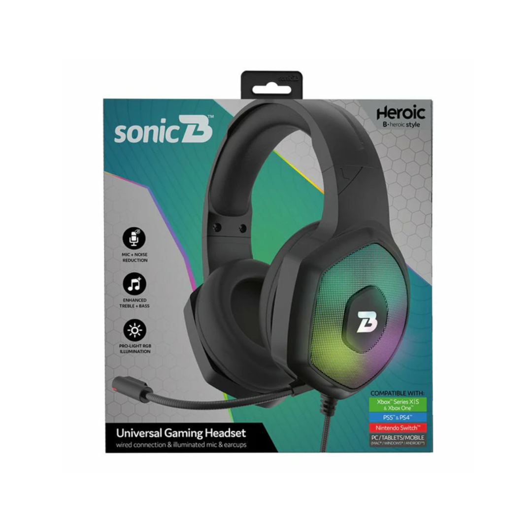 Sonic B Heroic Wired Gaming Headset