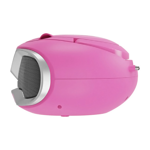 oakcastle cd200 portable bluetooth cd player pink