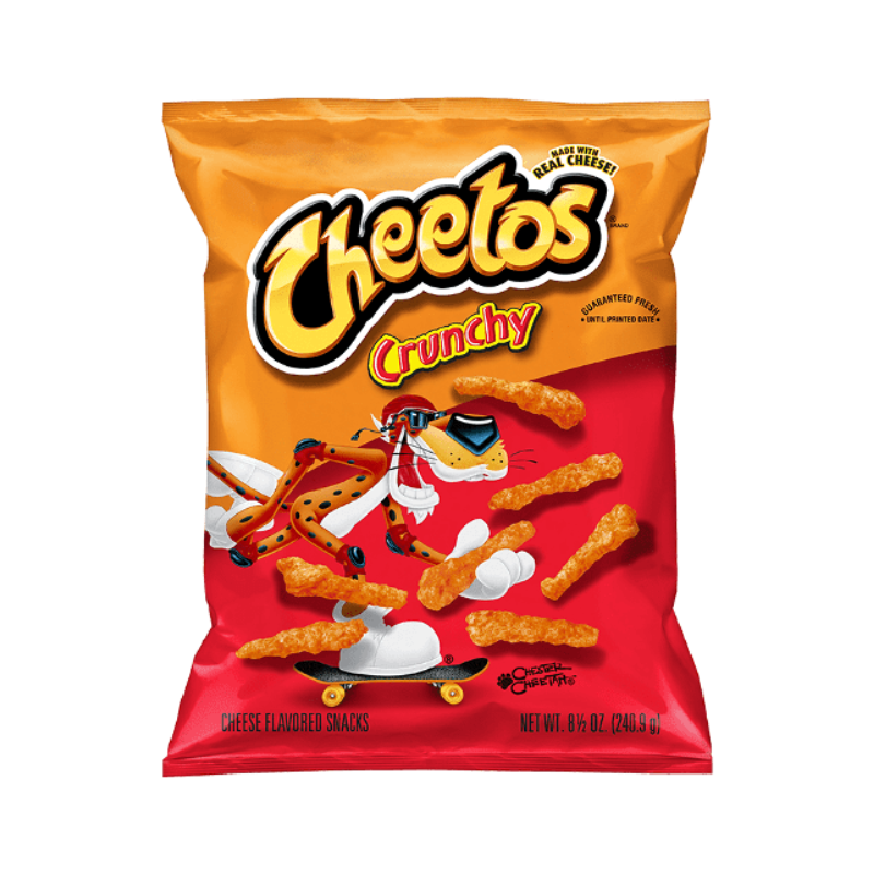 10 Pack x Cheetos Crunchy Cheese Flavoured Snacks 226g