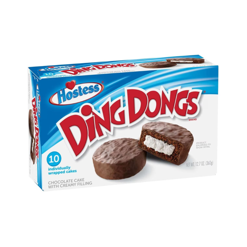 6 Pack x Hostess Chocolate Ding Dongs 360g (10pc)