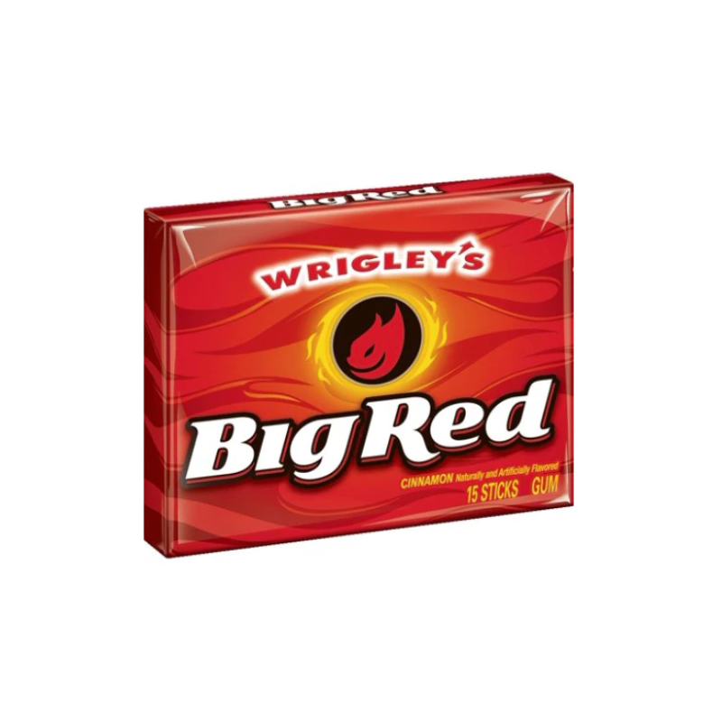 10 Pack x Wrigley's Big Red Gum 14.5g