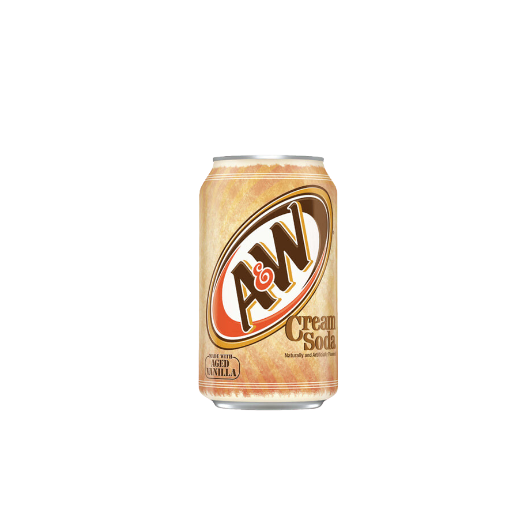 12 Pack x A&W Cream Soda- 355ml