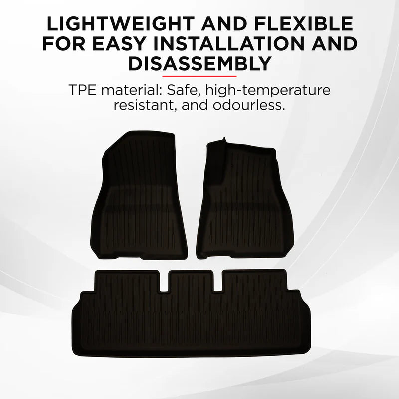 Tesla Model 3 All-Weather Floor Mat Set