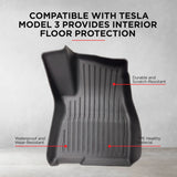 Tesla Model 3 All-Weather Floor Mat Set