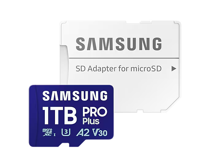 Samsung PRO Plus 1 TB microSDXC Memory Card (with SD Adapter)