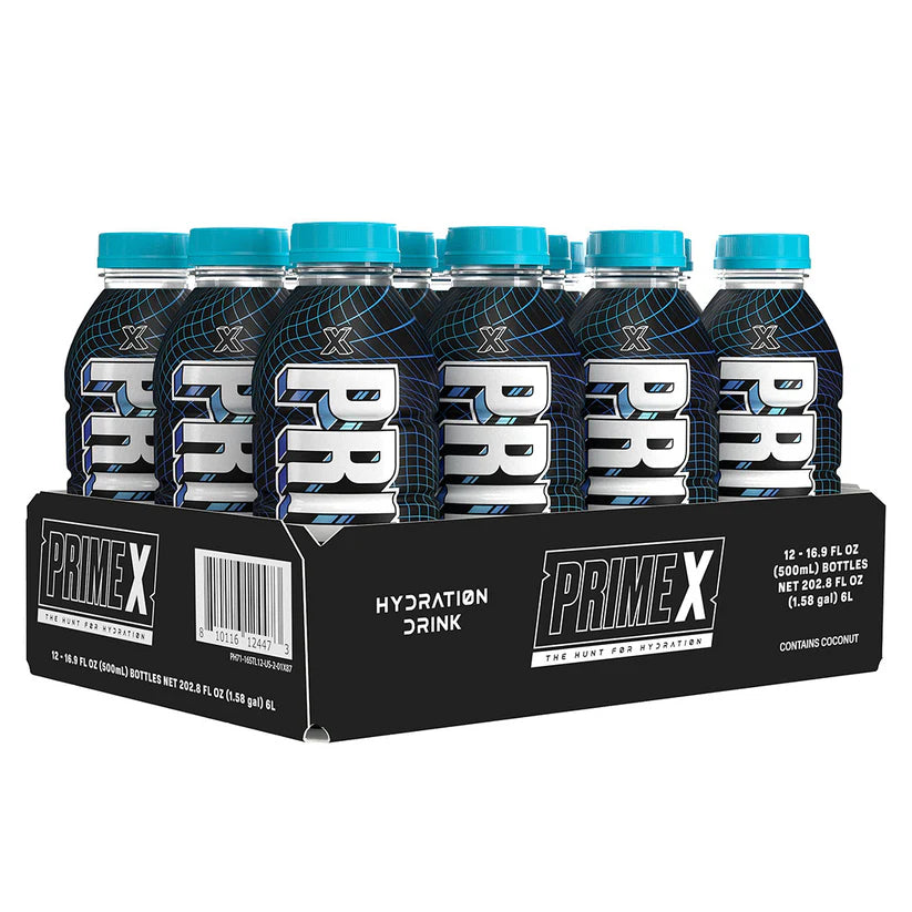 12 Pack x PRIME X Hydration - Colours chosen at random - 500ml