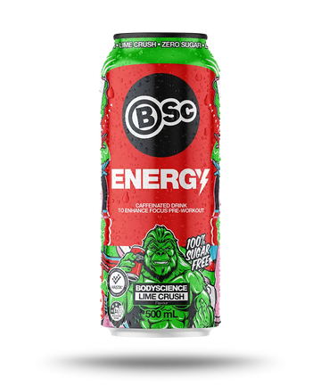 12 Pack x BSc Bodyscience Energy Drink 500mL - Lime Crush