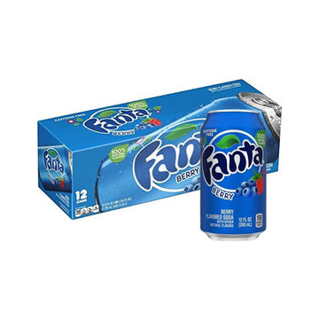 12 Pack x Fanta Berry Soda Can - 355ml