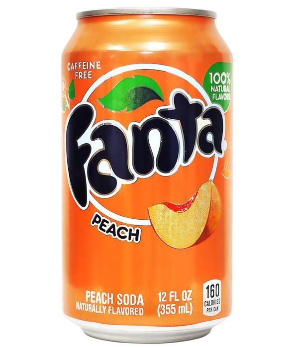 12 Pack x Fanta Peach Soda Can 355ml