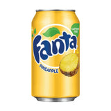 12 Pack x Fanta Pineapple Soda Can 355ml