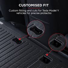 Tesla Model 3 3D Rear Seat Back Protector Cover