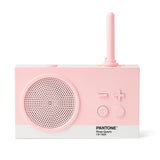 Lexon GIFT Set PANTONE - Includes Mino+ Mini Speaker, Flip Classic Clock, Mina M Lamp, Thykho 3  Speaker - Rose Pink
