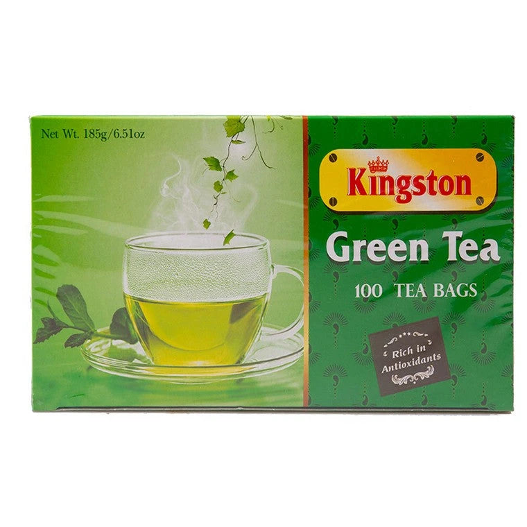 12 Pack x Kingston Tea Green 100 Bags