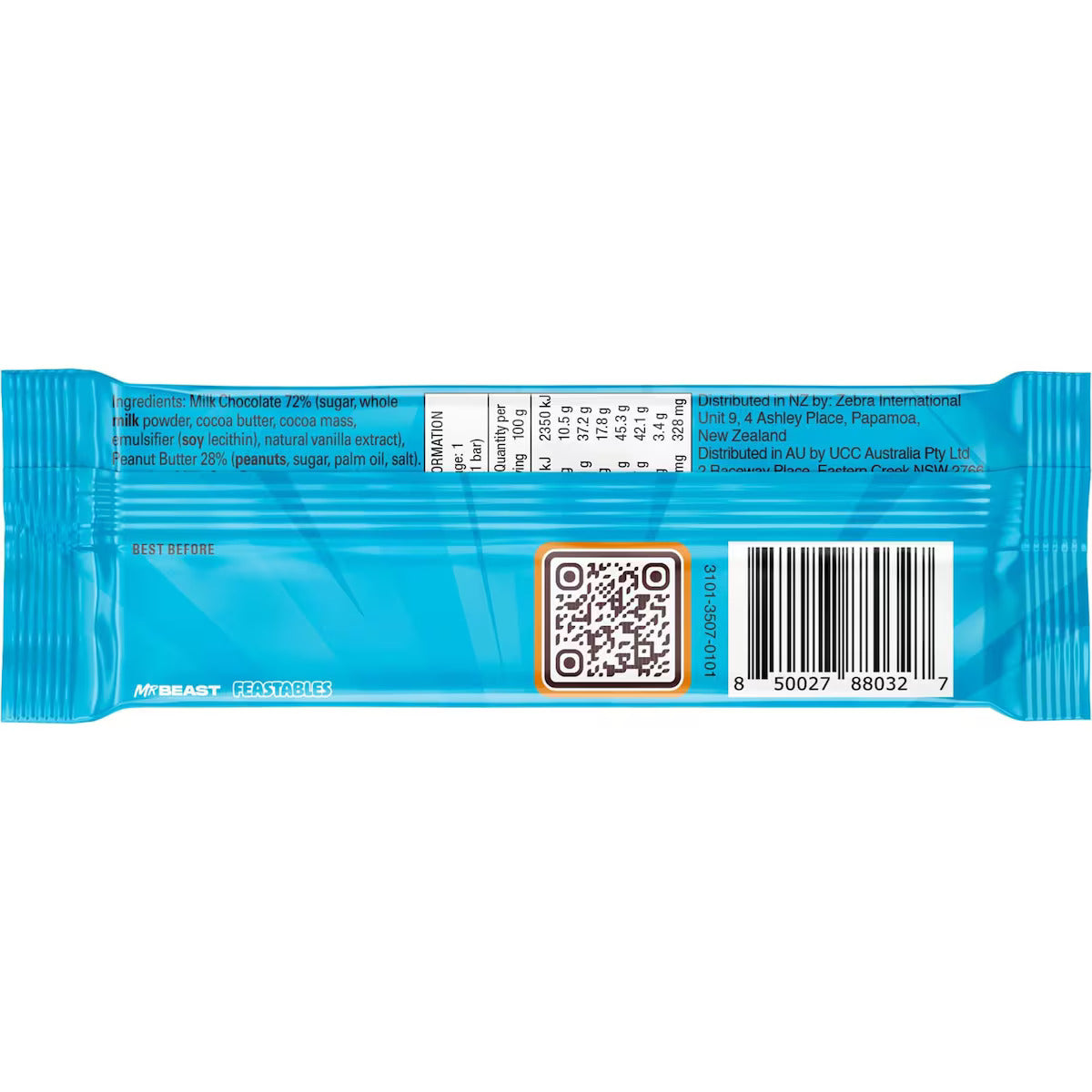 24 Pack x Mr Beast Feastables Chocolate Peanut Butter - 35g