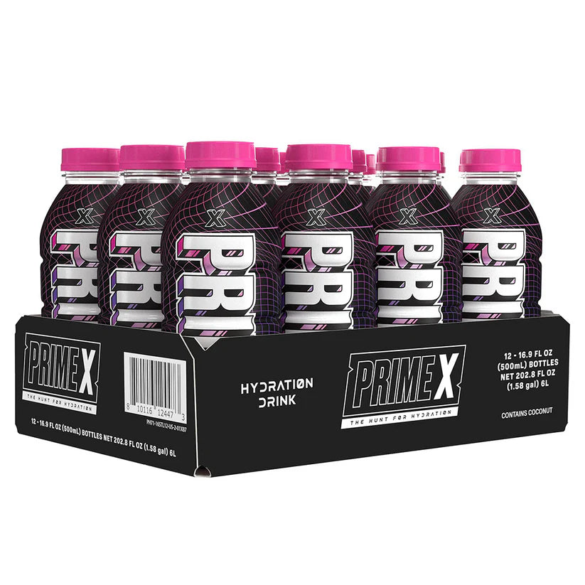 12 Pack x PRIME X Hydration - Colours chosen at random - 500ml