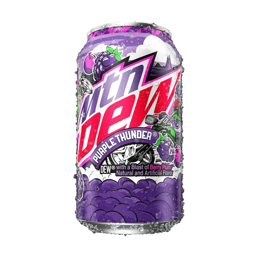 12 Pack x Mountain Dew Purple Thunder 355ml
