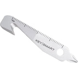 KeySmart Multi-Tool 5-in-1 Keychain Tool Stainless Steel