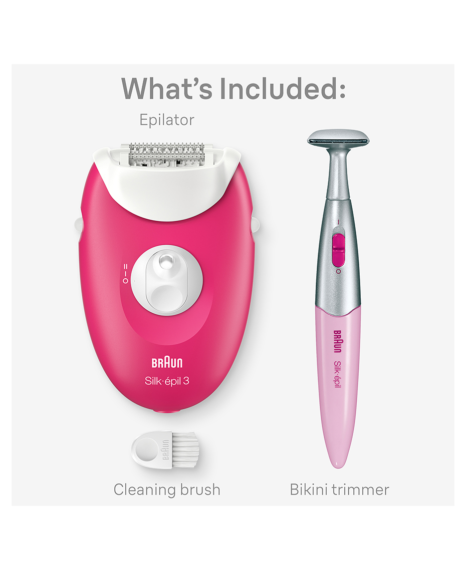 Silk-épil 3 Corded Epilator with Bikini Trimmer