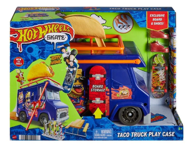 Hot Wheels Skate Taco Truck Play Case