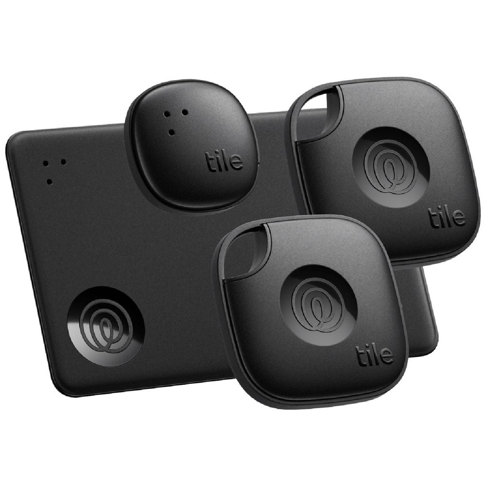 Tile Mate Essentials Bluetooth Tracker 4 Pack (2024 Edition)