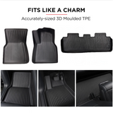 Tesla Model Y All-Weather TPE Floor Mat Set