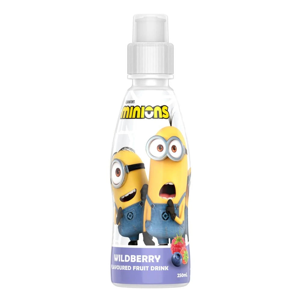 24 Pack x Fruity Burst 250ml Minions Wildberry
