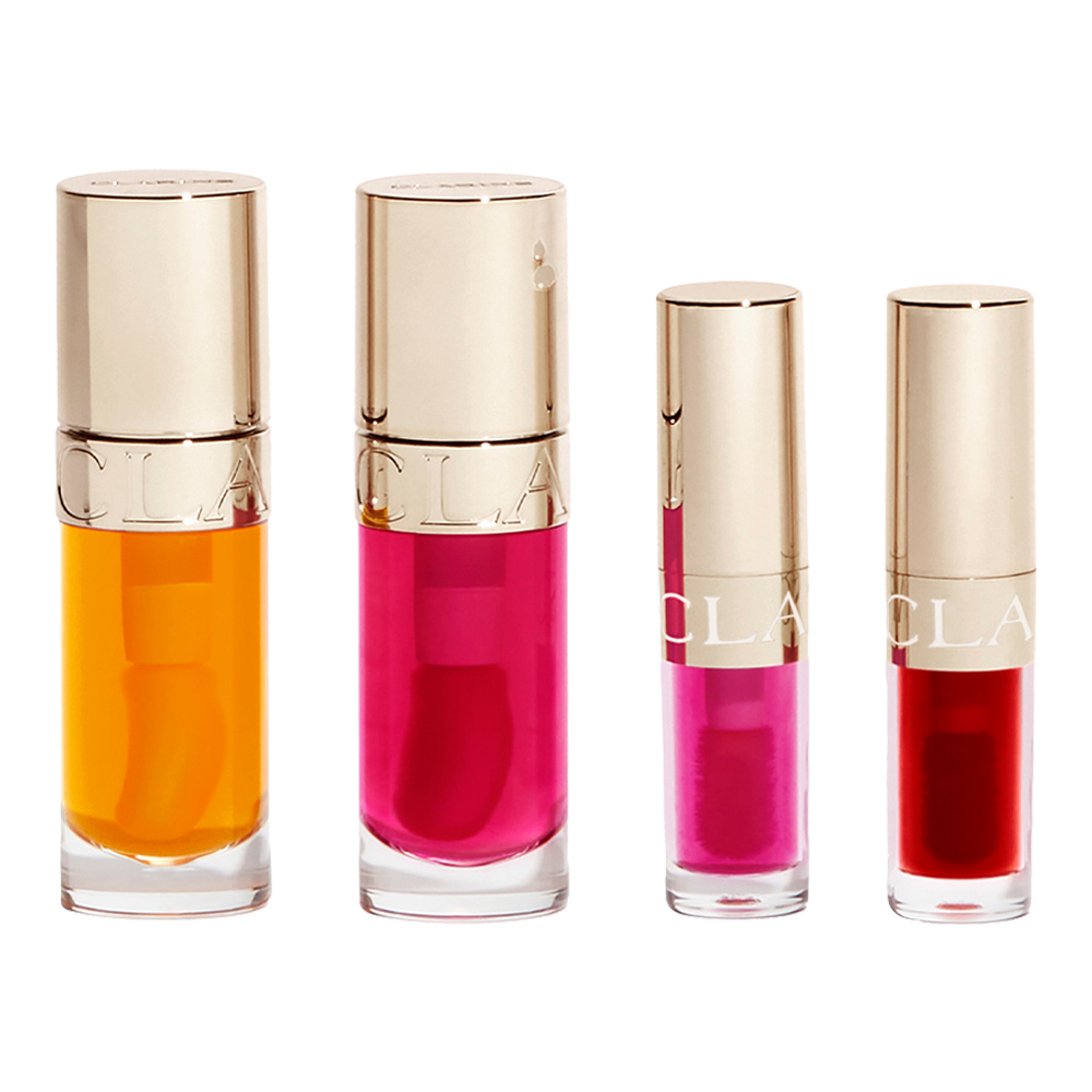 Clarins Iconic Lip Oils Set - 4 Pieces