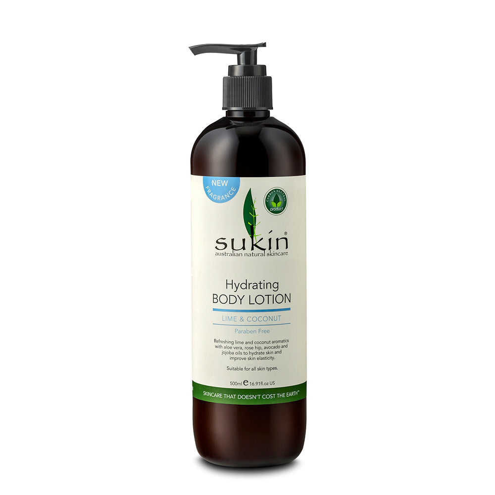 Sukin Hydrating Body Lotion - Lime and Coconut - 500mL