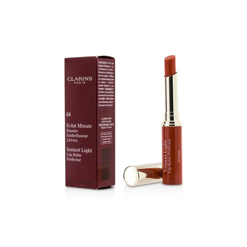 Clarins Eclat Minute Lip Balm Perfector #04 Orange 1.8g