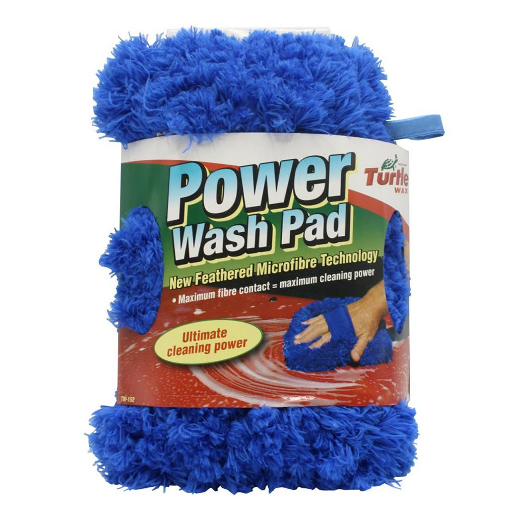 2 Pack x Turtle Wax Power Wash Pad - Feathered Microfibre Technology