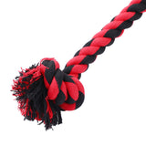Paws & Claws Footy Oxford Rope Tugger Squeaky Plush - 75x25x20cm