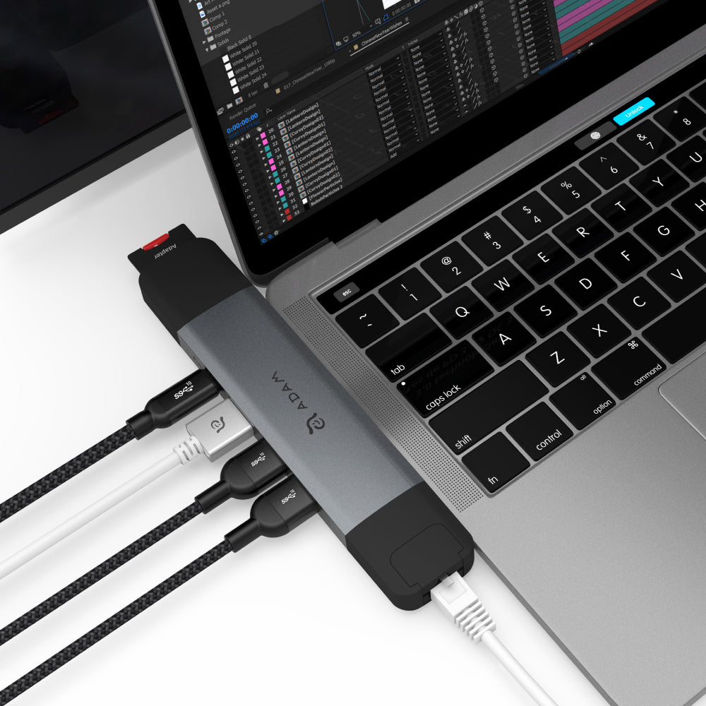 Adam Elements USB-C 3.1 - 10 port Modular Hub with Expansion Modules