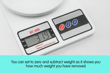 Digital Kitchen Scales 10kg / 1gm Electronic Food Scale
