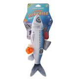 Paws & Claws Surprise Fish Plush Toy - 30x10x5cm