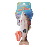 Paws & Claws Surprise Fish Plush Toy - 30x10x5cm