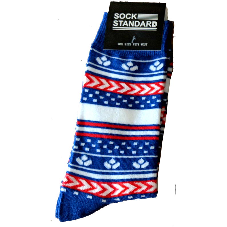 Sock Standard - Blue Festive