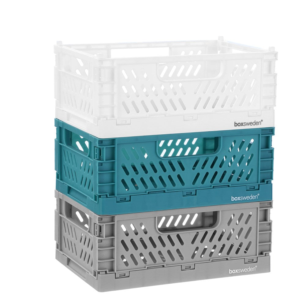 Boxsweden Foldaway Storage Basket - 2.2L - 22x15x8.5cm