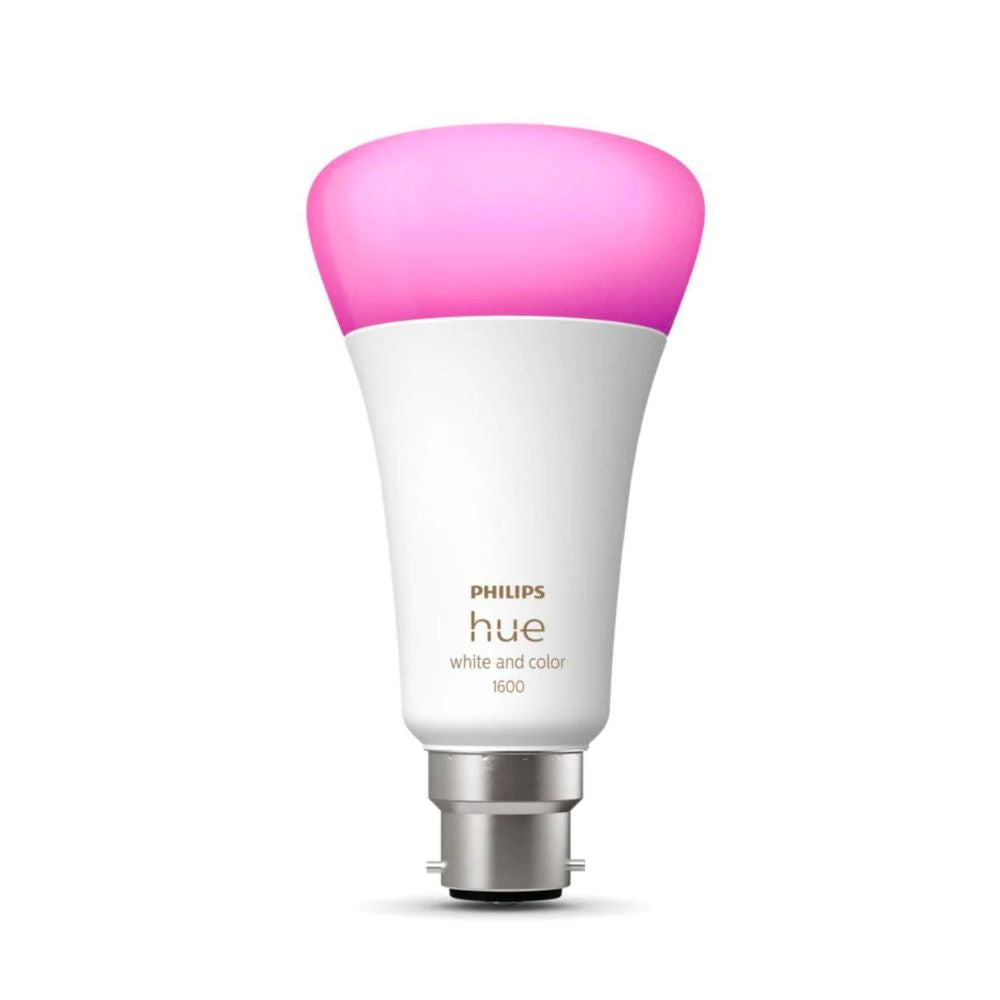Philips Hue 15W A67 B22 Smart Light Bulb - Colour