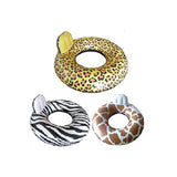 Animal Print Swim Ring - 90cm