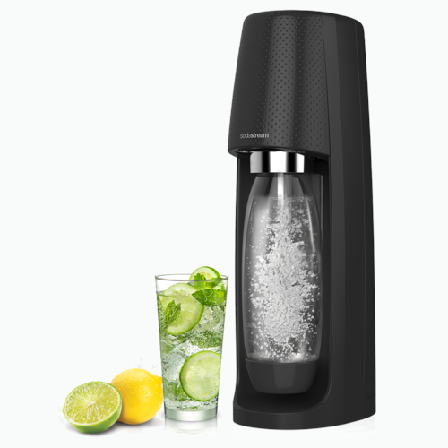 SodaStream SPIRIT (Black) With Pepsi Tasting Pack and 2 Extra Pepsi Bottles