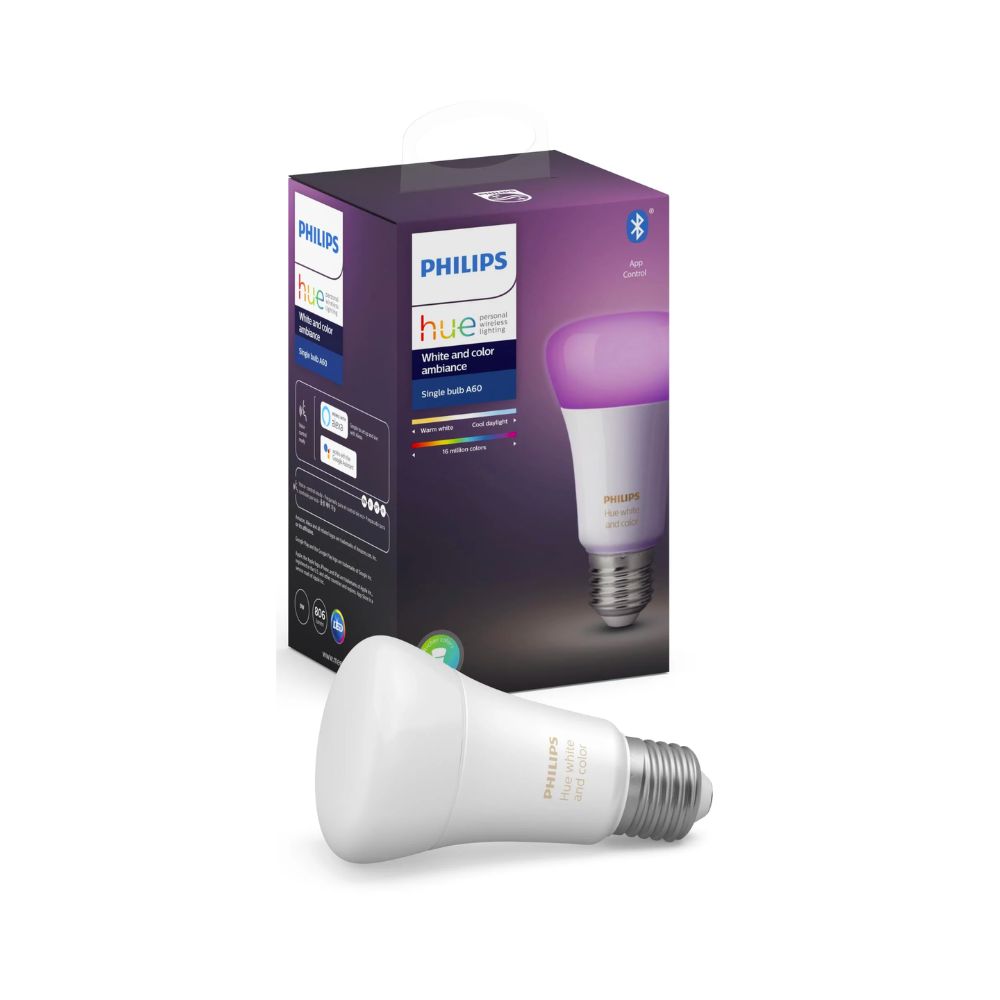 Philips Hue E27 A60 Colour Bluetooth Bulb