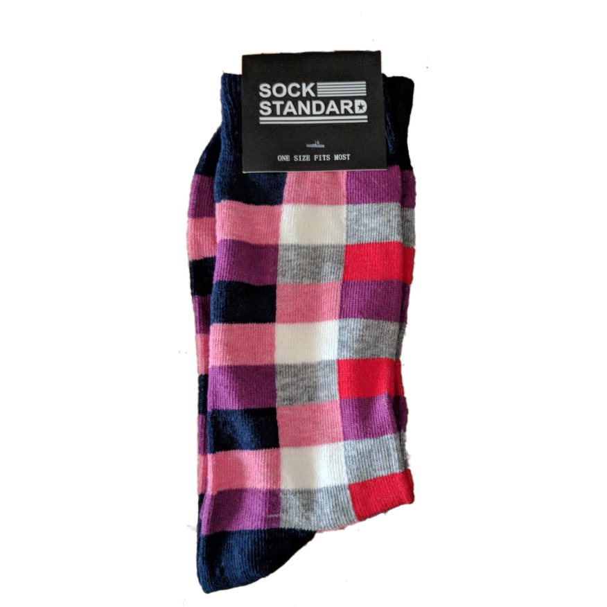 Sock Standard - Red Checkered